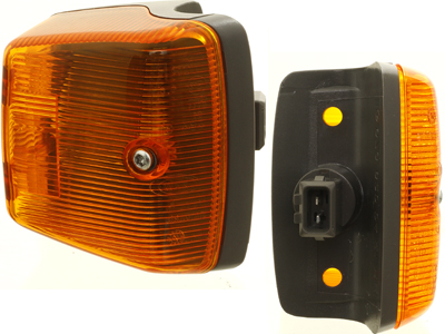 Lanterna lateral mbb atego ld ambar estribo c soquete