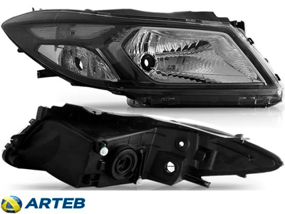 Farol onix prisma 13 16 e joy ls 17 ld moldura negra