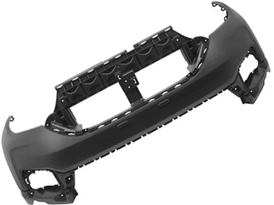 Parachoque dianteiro strada 20 preto liso superior