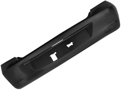 Parachoque traseiro clio sedan 05 11 preto liso