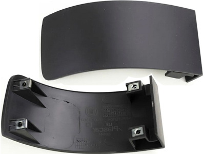 Ponteira parachoque strada 14 te cinza moldura acabamento