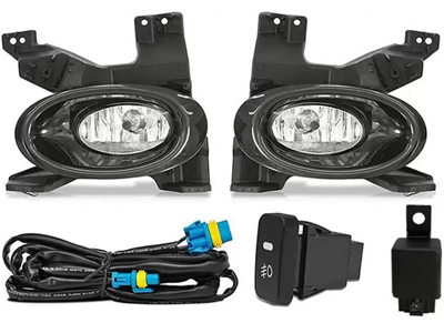 Kit Farol Auxiliar City 09/11 (C/Chicotes/Teclas/Grades)