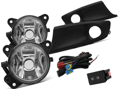 Kit Farol Auxiliar Fox 10/14 (C/Chicotes/Teclas/Grades)