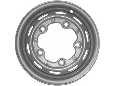 Roda Fusca Aro 15" 5 Furos (C/Janela, C/Presilhas, 4")