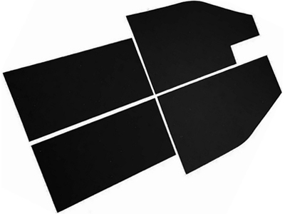 Revestimento Anti Ruído Assoalho Fusca (Jogo 4 Peças)