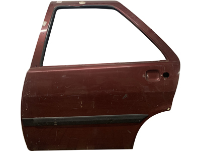 Porta tempra tipo 4p te usada vermelho vinho