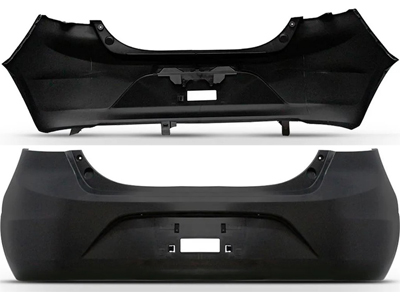 Parachoque traseiro ka 14 18 preto