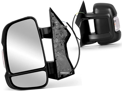 Retrovisor externo ducato 18 le fixo preto c seta