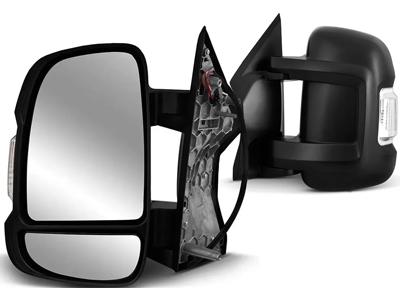 Retrovisor externo ducato 18 le c c eletrico preto c seta