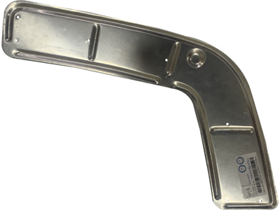 Chapa protetora parachoque mbb 1519 1524 1525 le aluminio