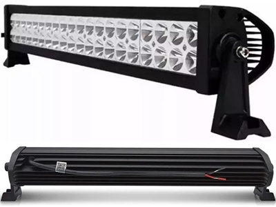 Farol Auxiliar Universal Milha Retangular (40 Leds, 120W)