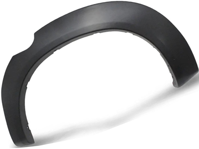 Moldura paralama hilux 05 11 te preto