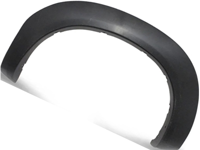 Moldura paralama hilux 05 11 td preto