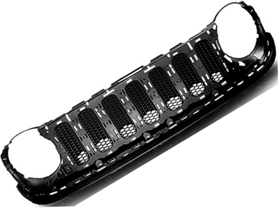 Grade renegade 15 18 interna preta painel traseiro