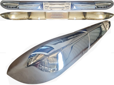 Parachoque dianteiro a 10 c 10 c 14 d 10 jogo cromado