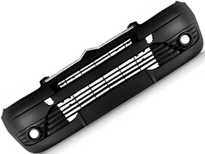 Parachoque Dianteiro C4 06/12 (Preto, C/Grades e Friso)