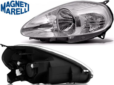 Farol Punto /12 LE (Máscara Cromada - Plug Oval)