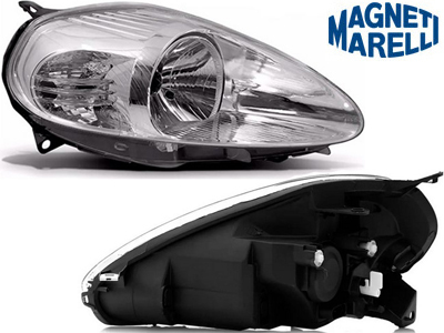 Farol Punto /12 LD (Máscara Cromada - Plug Oval)