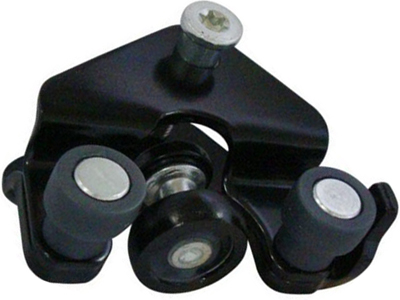 Fechadura porta central kangoo 00 guia inferior parcial