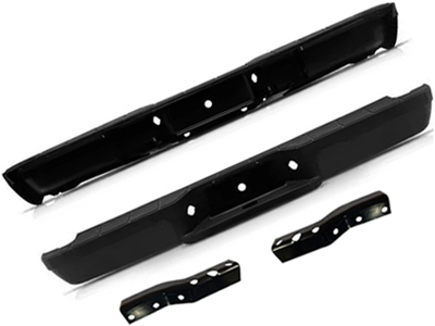 Parachoque traseiro ranger 98 11 preto