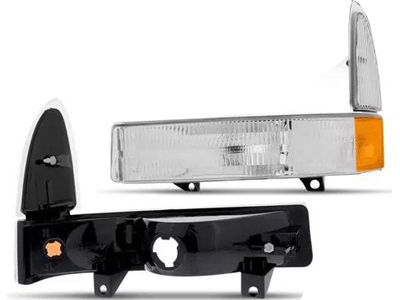 Lanterna f 250 f 350 99 cristal de pisca ambar