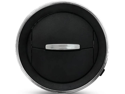 Difusor ar painel up 14 preto cromado central lateral