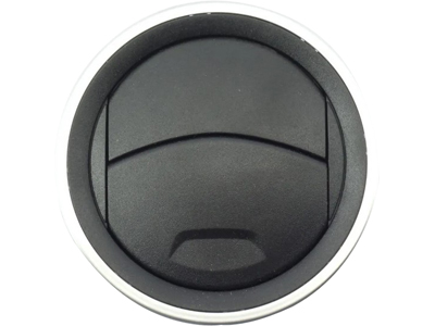 Difusor ar painel amarok 16 preto cromado central lateral