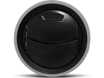 Difusor Ar Painel Amarok /16 Preto/Prata (Central/Lateral)