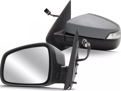 Retrovisor ext logan 14 e sandero 15 le c c preto c seta