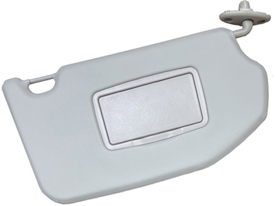 Quebra sol ecosport 13 ka 14 cinza ld c espelho