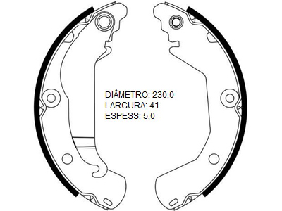 Lona Freio Spin 12/, Tracker 14/ (Patim)