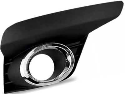 Grade Parachoque Logan/Sandero 20/ LD (C/Milha, Aro Cromado)