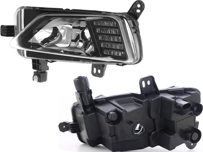 Farol Auxiliar Polo/Virtus 17/22 LE (Preto, C/Led)