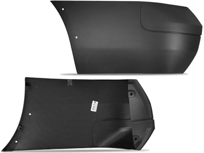 Ponteira parachoque saveiro 09 16 te preto text s sensor