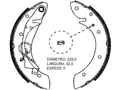Lona Freio Hoggar/Partner/Berlingo/Picasso (Patim)