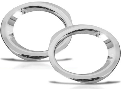 Aplique Farol Auxiliar Palio 10/ (Par Cromado, Economy)