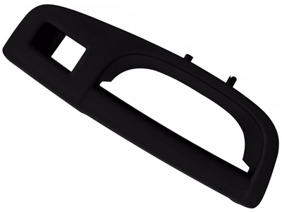 Moldura Maçaneta Interna Gol 08/15 DD Preto (C/Furo Vidro)