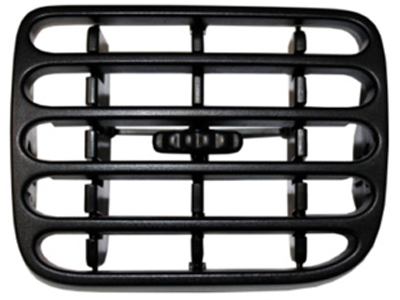 Difusor Ar Painel Clio 00/ LD Preto (Central)