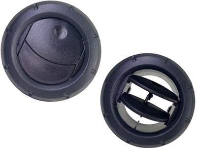 Difusor Ar Painel Ecosport 08/12 Preto (Central/Lateral)