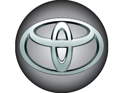 Emblema resinado calota toyota degrade jogo 48mm