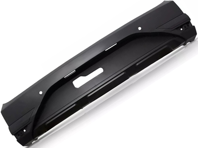 Parachoque traseiro saveiro cross 17 central preto