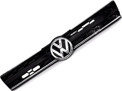 Grade Saveiro Cross 13/16 (Preto, Friso Cromado, C/Emblema)