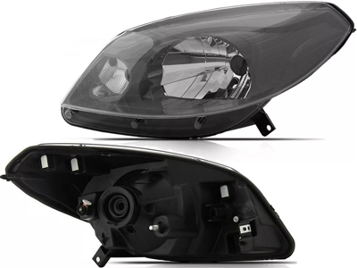 Farol sandero 12 14 le mascara cinza