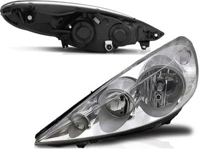 Farol Peugeot 207 08/, Hoggar LE (Máscara Cromada)