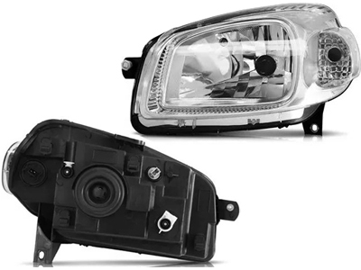 Farol Uno 10/14 e Fiorino 14/21 LE (Máscara Cromada)