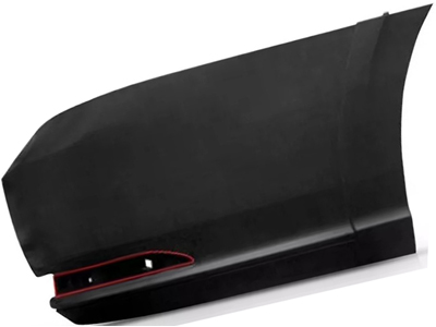 Ponteira Parachoque Saveiro 17/23 TD (Preto C/Furo Refletor)