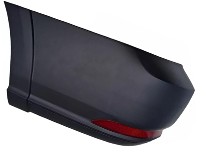 Ponteira Parachoque Saveiro 17/23 TE (Preto Liso C/Refletor)