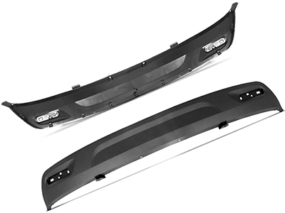 Spoiler saia parachoque ka 12 13 preto