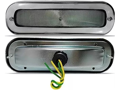 Lanterna c 10 d 10 cristal dianteiro aro cromado