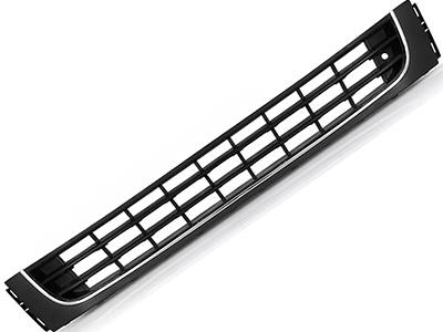 Grade parachoque amarok 10 16 central c friso cromado